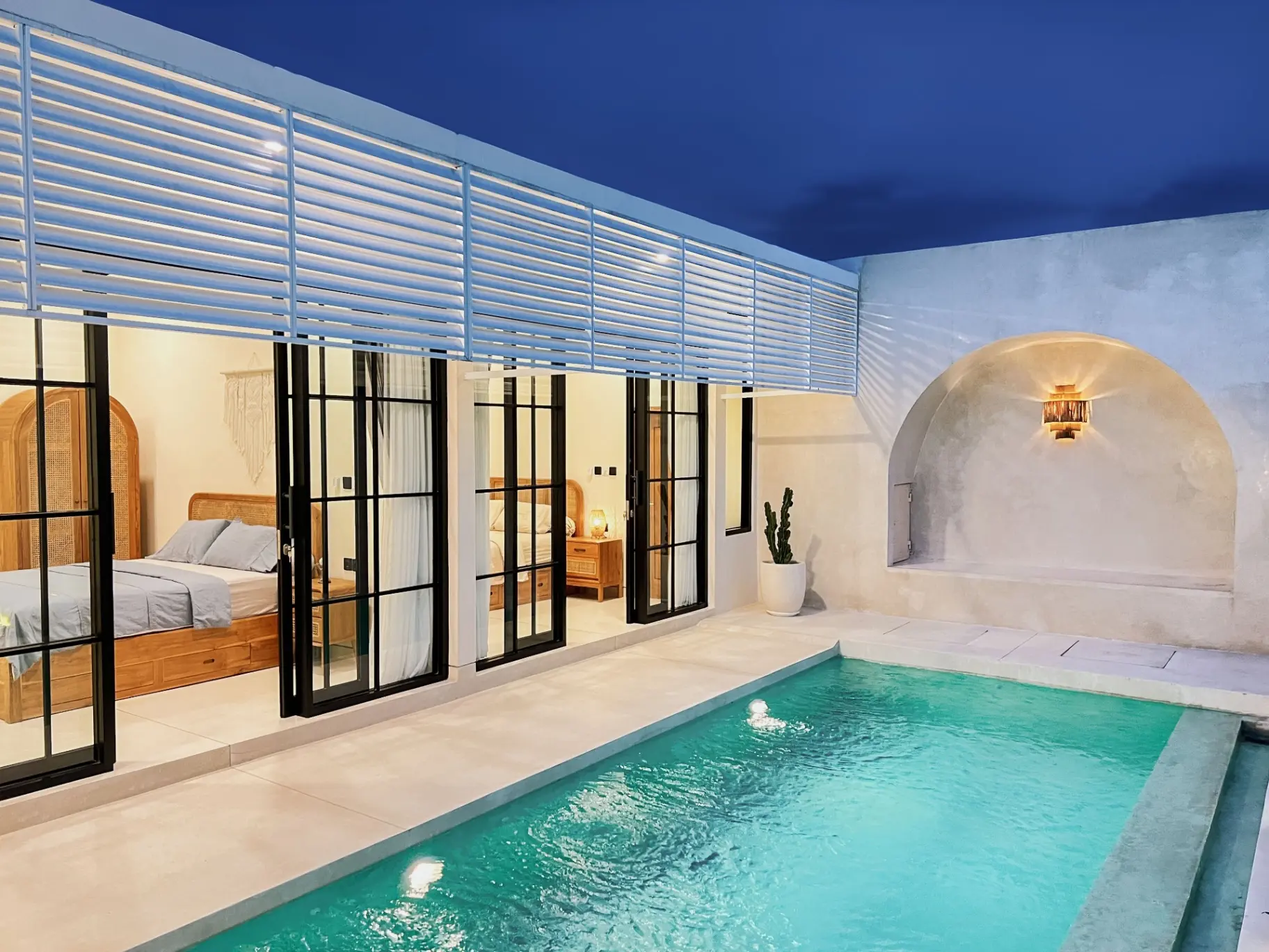 2BR Chic Mediterranean-Style Villa