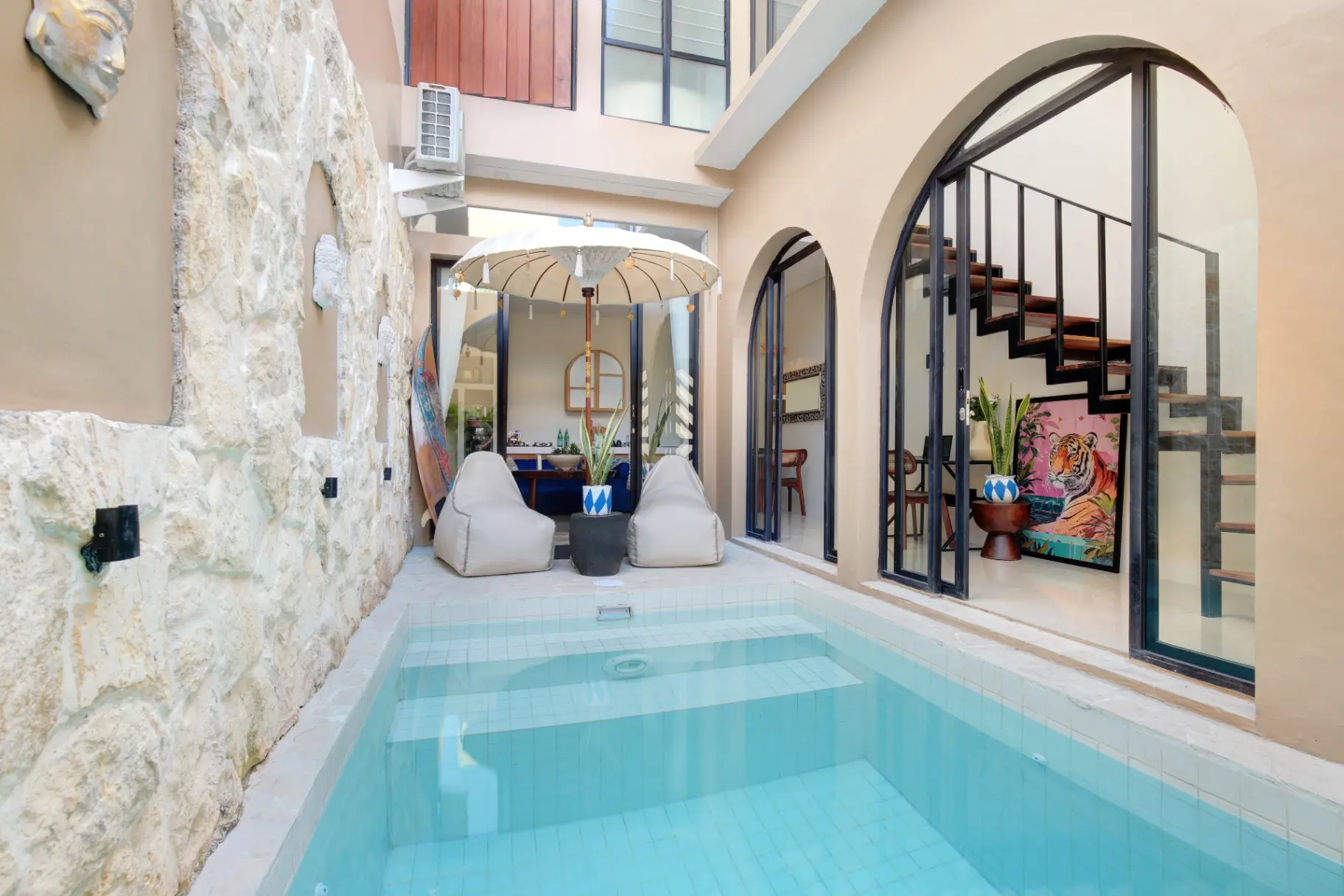 6 Brand NEW Uluwatu Luxury Loft Villas - 1BR Private Pool - 6 minutes to beach