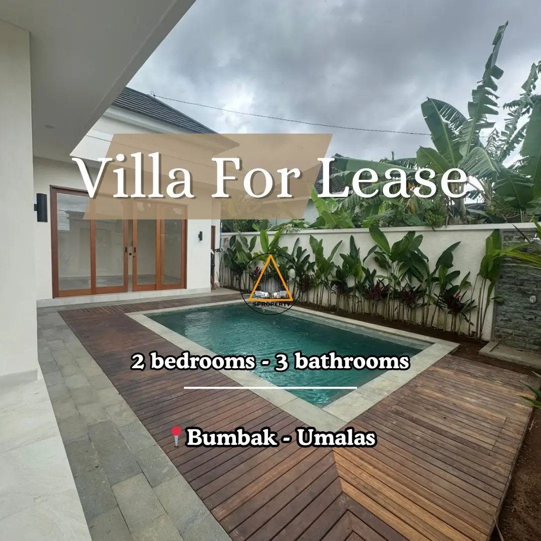 Brand New villa For Lease In Bumbak Umalas - Bali