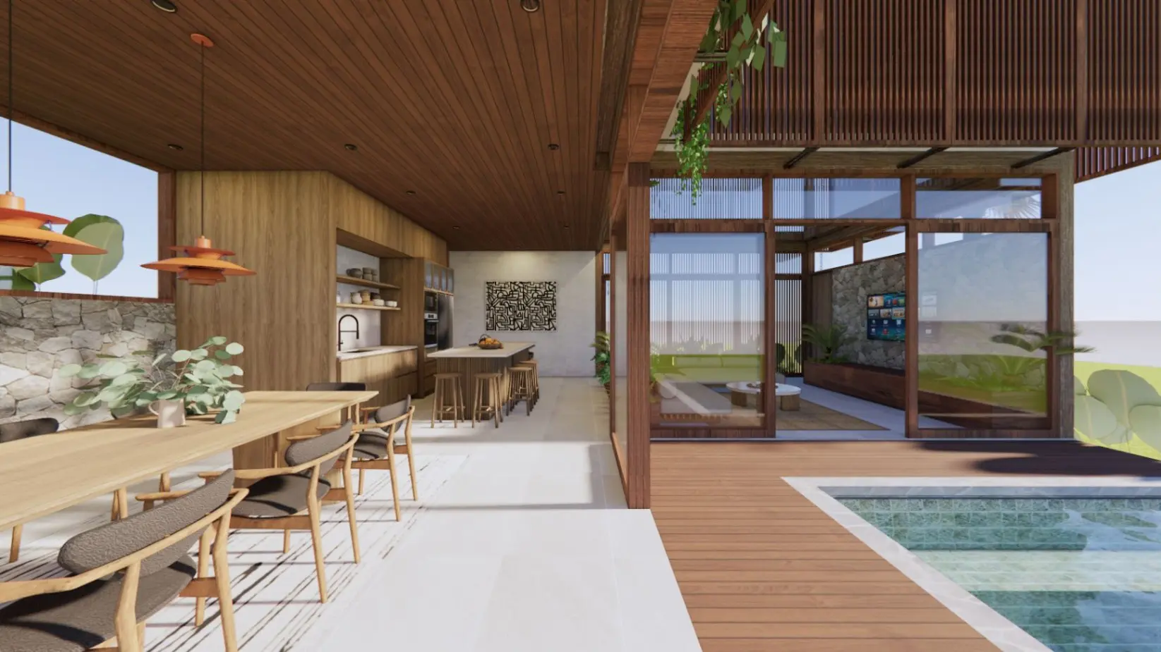 2 BD Villa Riem Seseh 