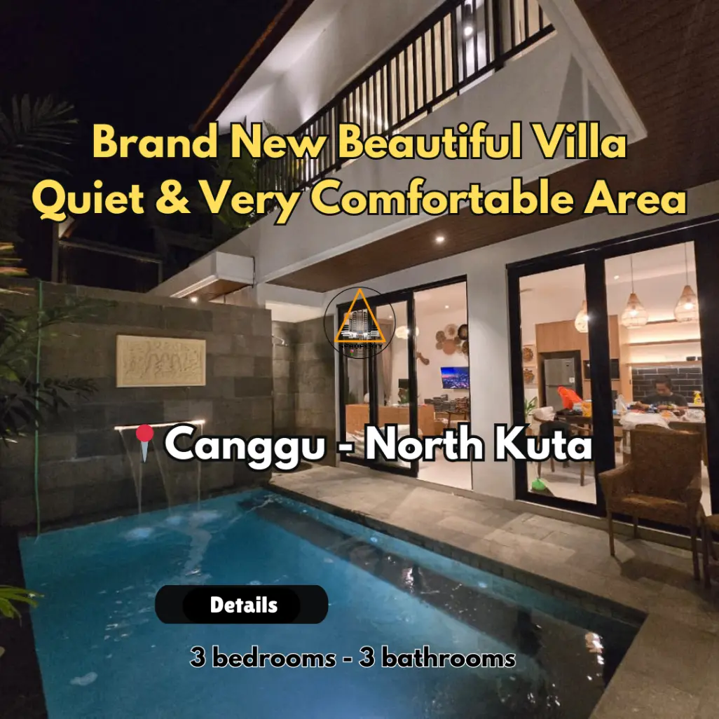 Brand New Villa With Beautiful Design in Canggu
