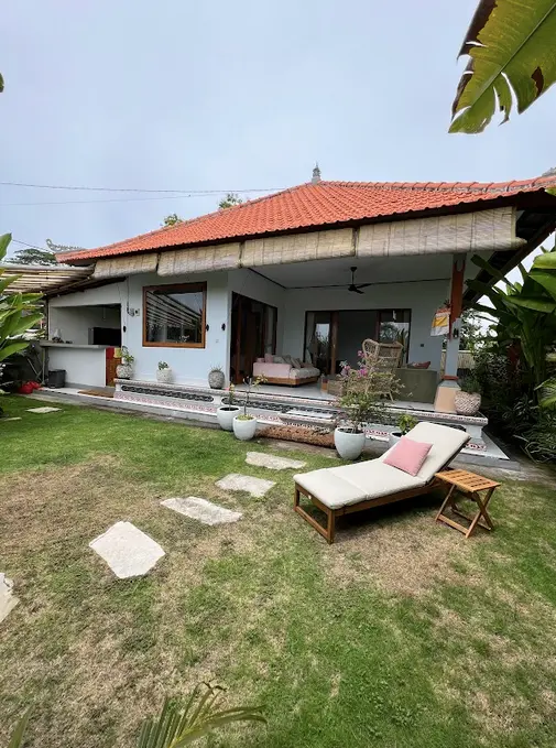 YOUT TRANQUIL 2BR RICE FIELD HOME IN NYANYI JUST 4 MINS TO THE BEACH 🌴 - AR21