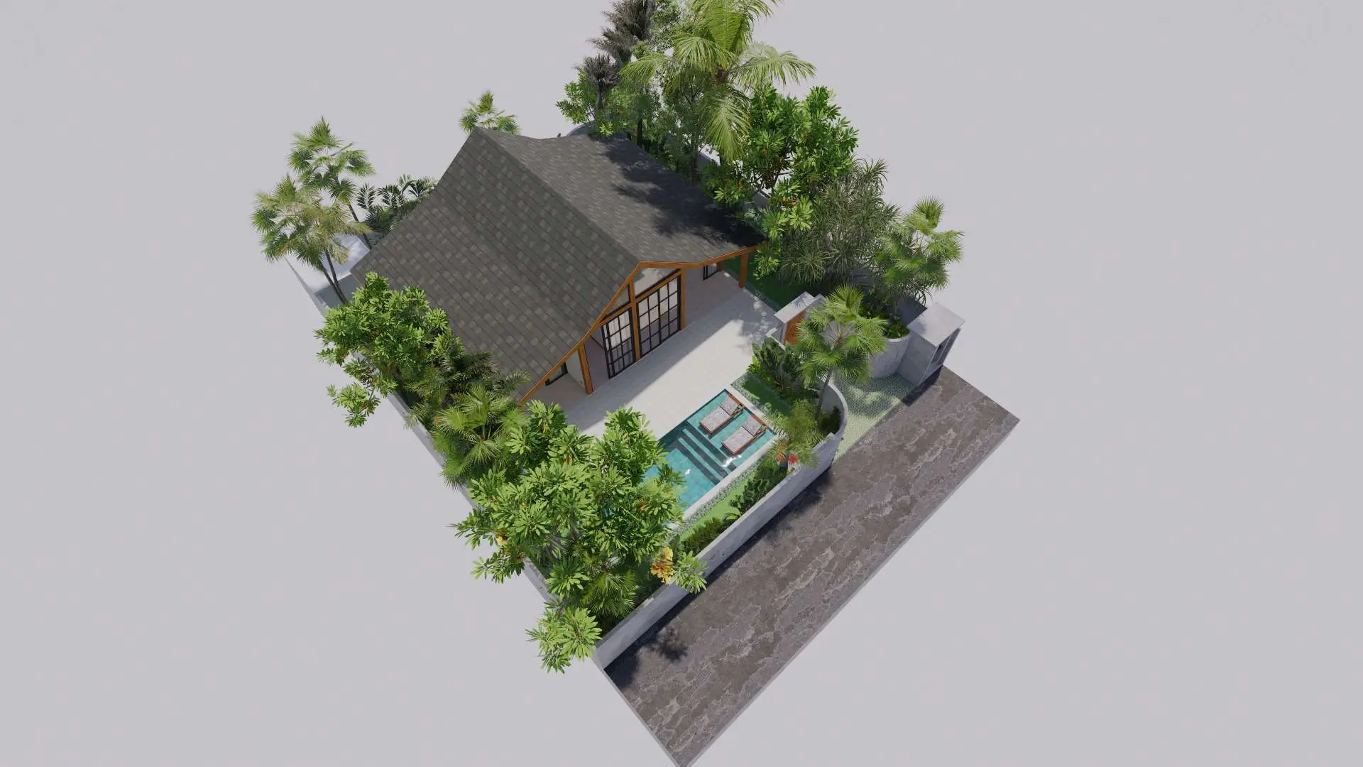 2-Bedroom Villa with Breezy Open Spaces in Cepaka