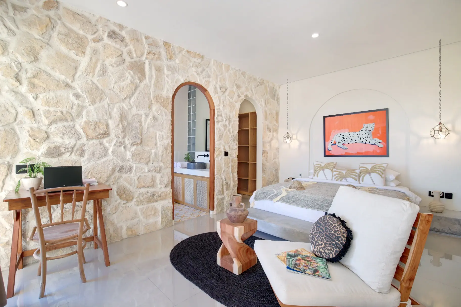 🌴 Luxury Loft Villa La Masia Kecil w/ Private Pool Central Canggu (Babakan)