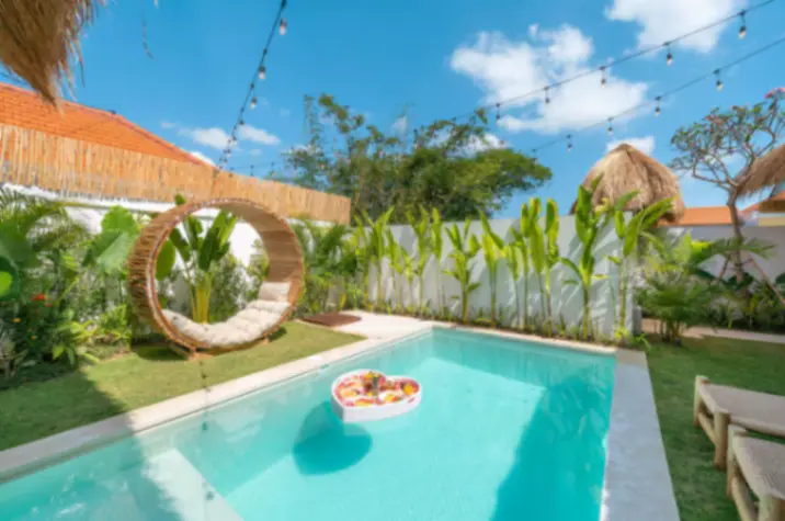 BALINESE MODERN  STYLE VILLA FOR MONTHLY RENT , PERERENAN - YO119