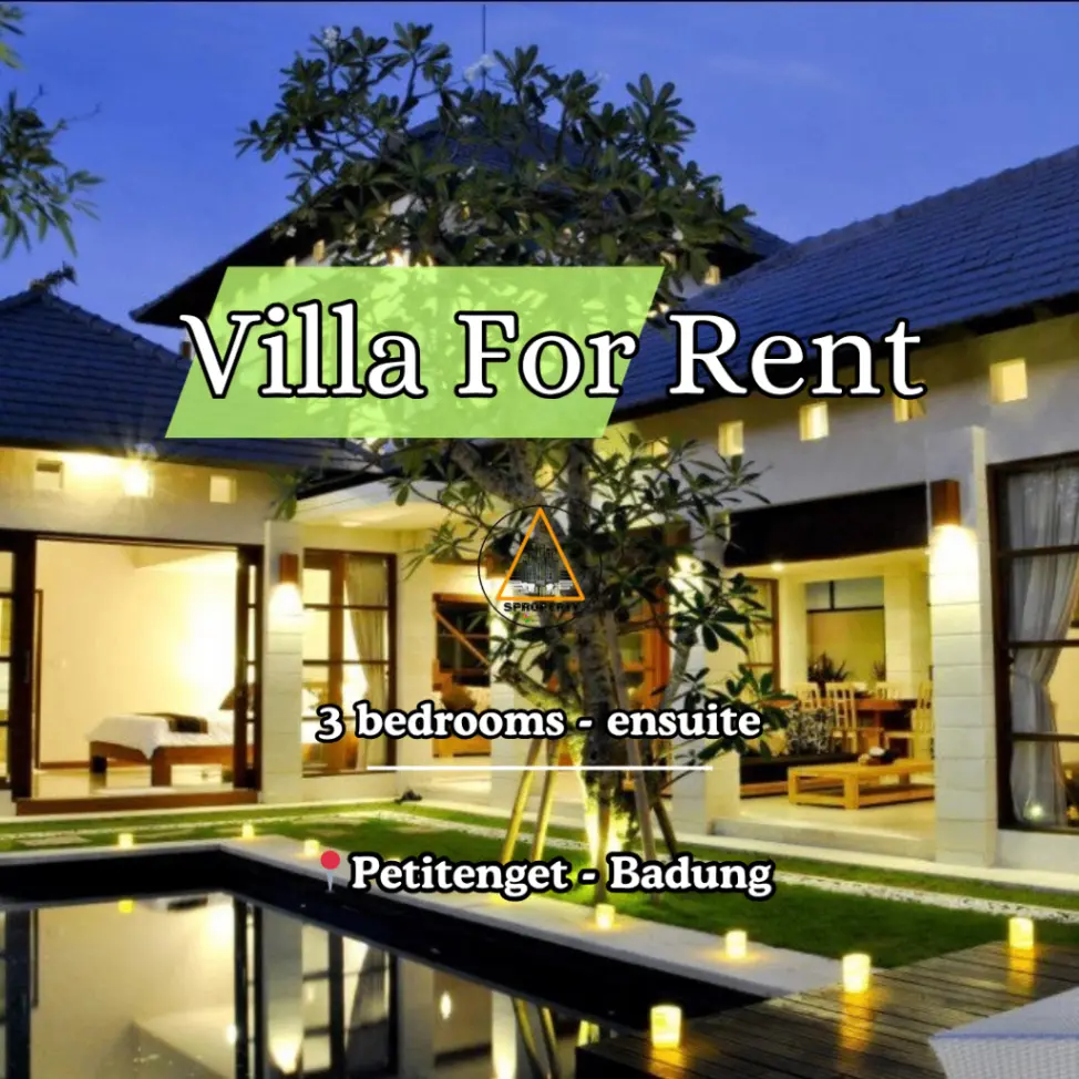 3 BEDROOMS VILLA FOR RENT LOCATION IN PETITENGET