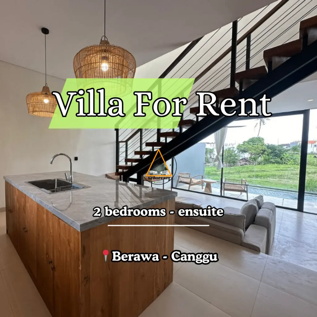 Brand New Villa With Ricefield View In Berawa Canggu
