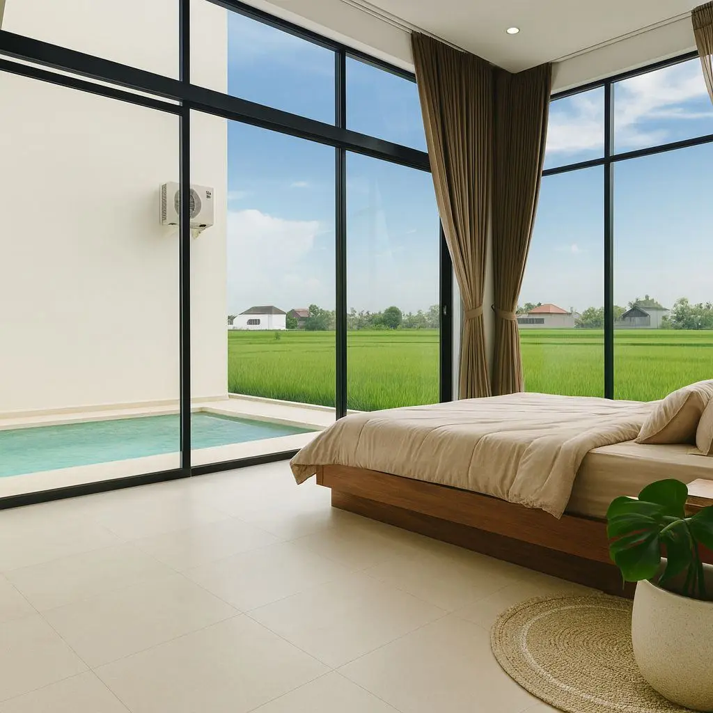 2066 🌿✨ 2-Bedroom Villa with Stunning Rice Field Views ✨🌿