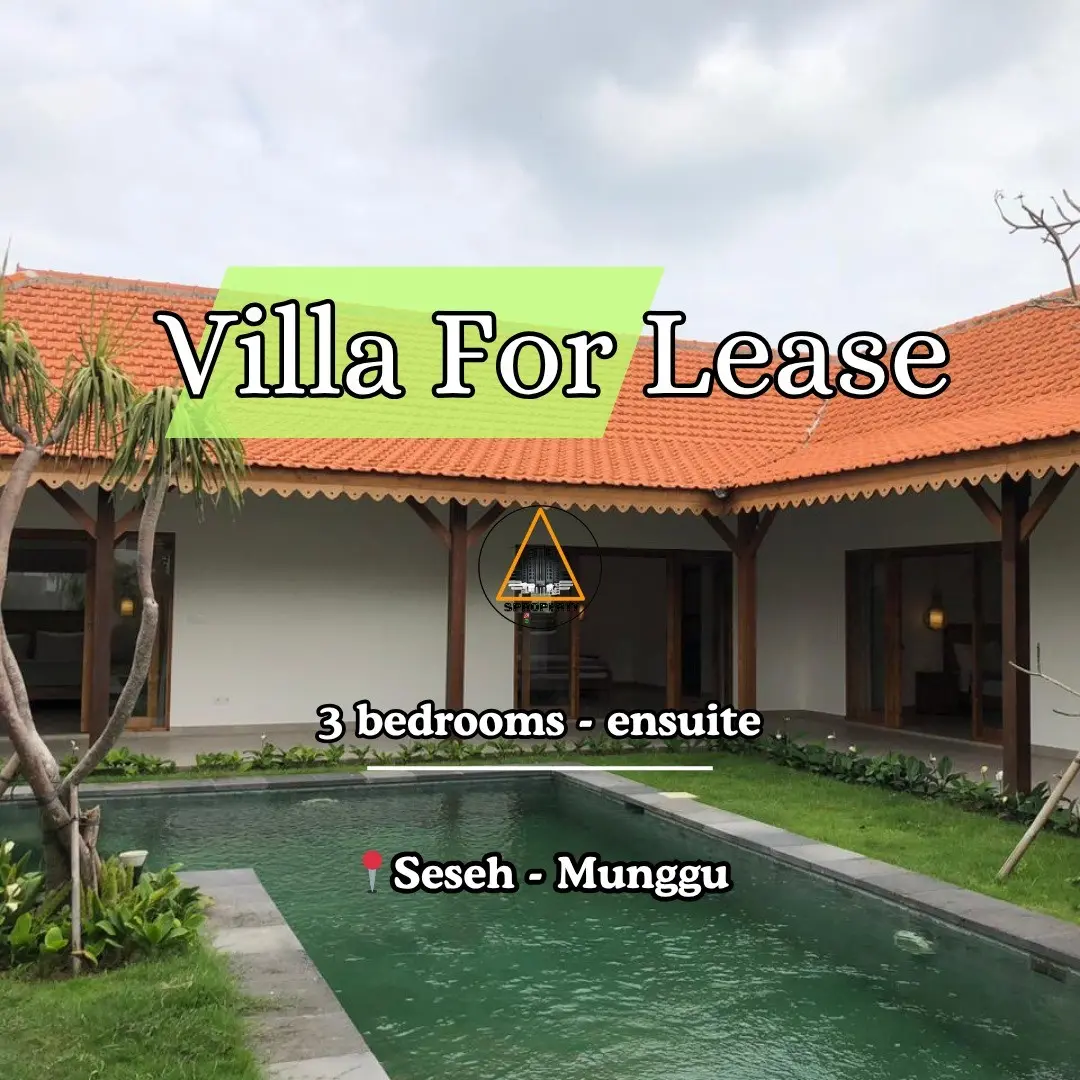BRAND NEW LUXURY VILLA FOR LEASEHOLD IN SESEH MUNGGU