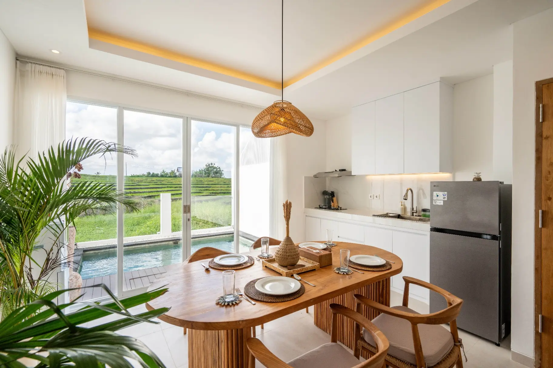 Sunrise Bliss #13 RICE FIELD VIEW – Modern 2BR Pool Villa 