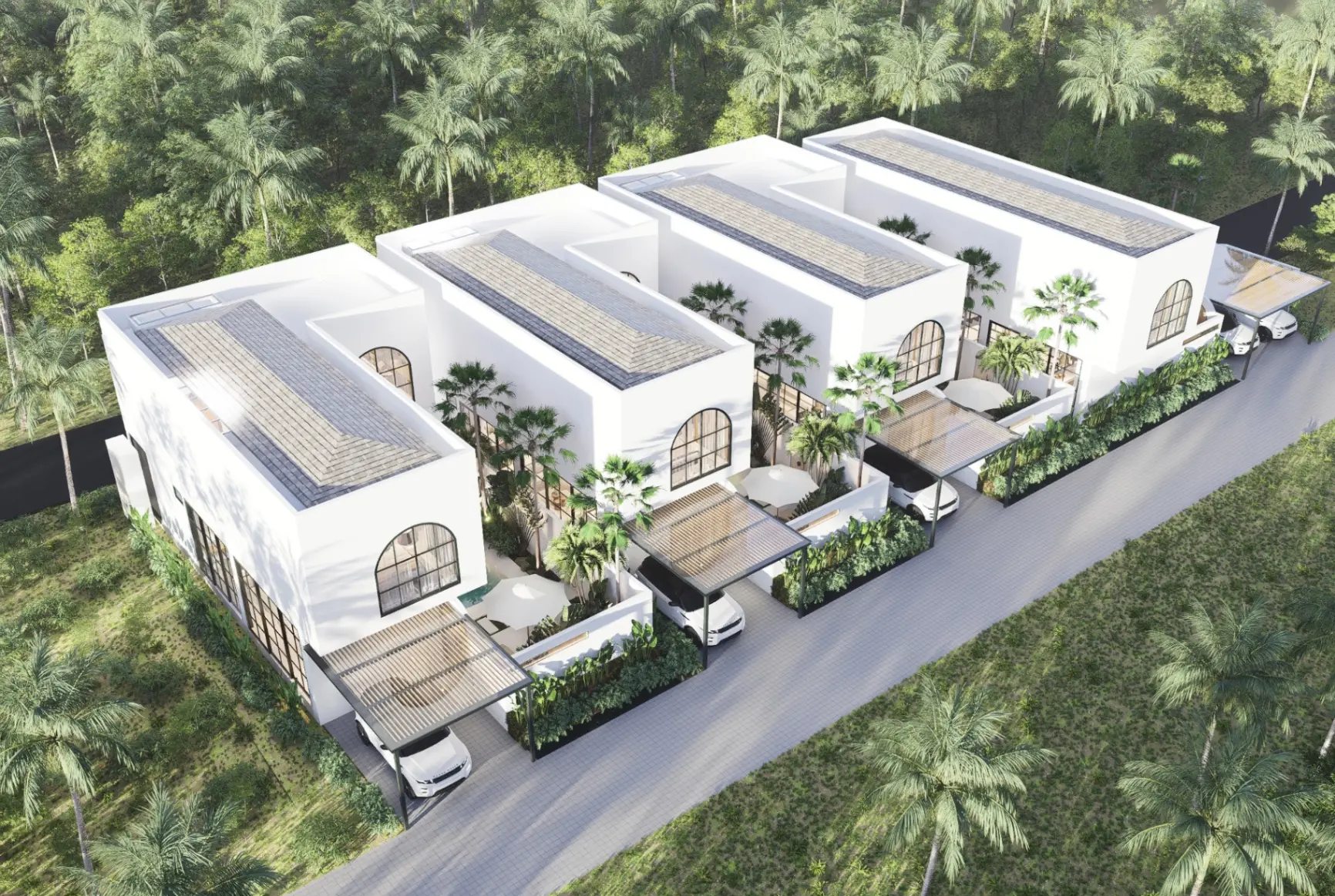 3 BDR Modern Mediterranean Off-Plan Villas in Ungasan, Bali