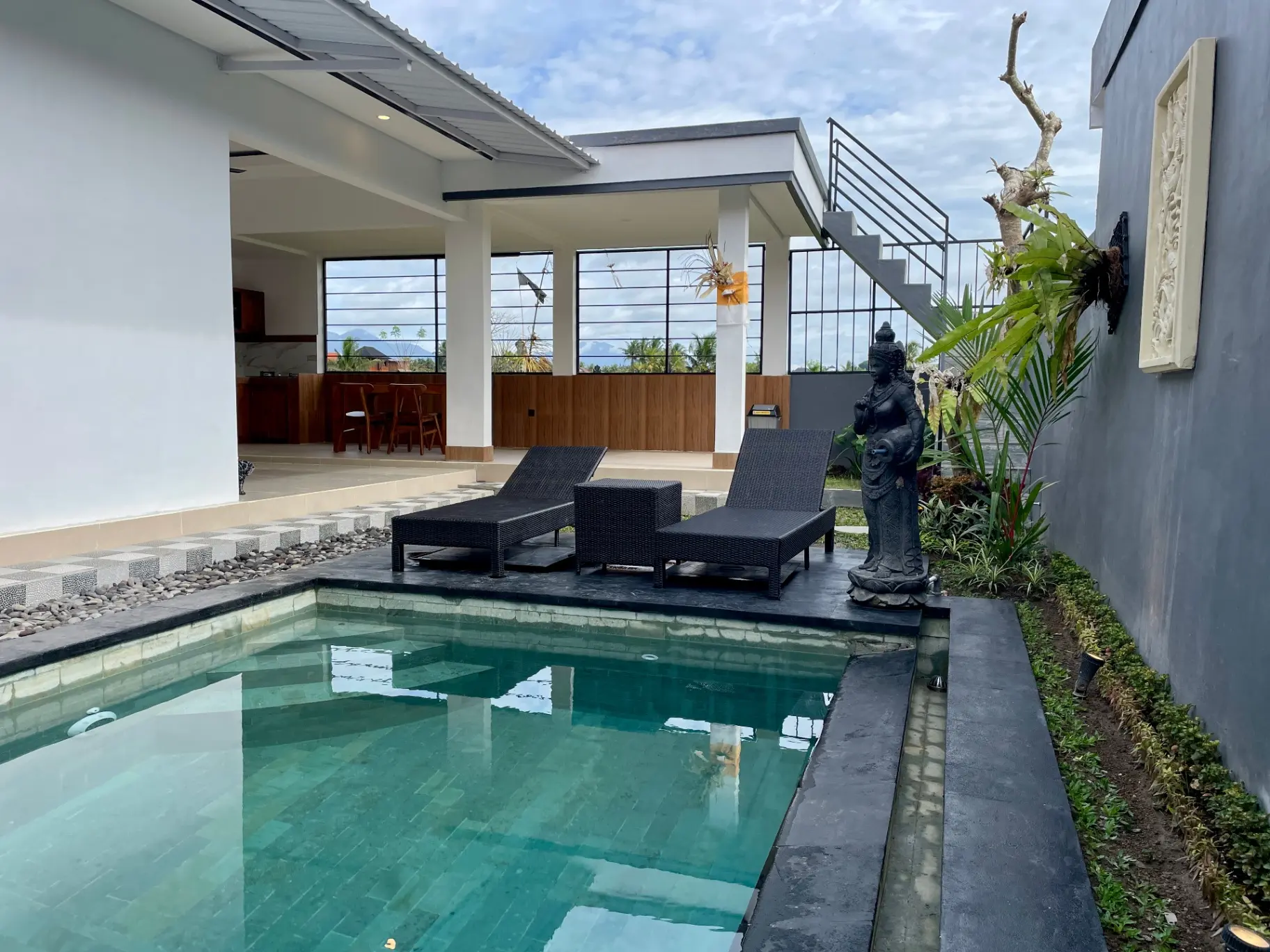 Brand New 2BR Villa & Private Pool with Rice Field Views in Ubud