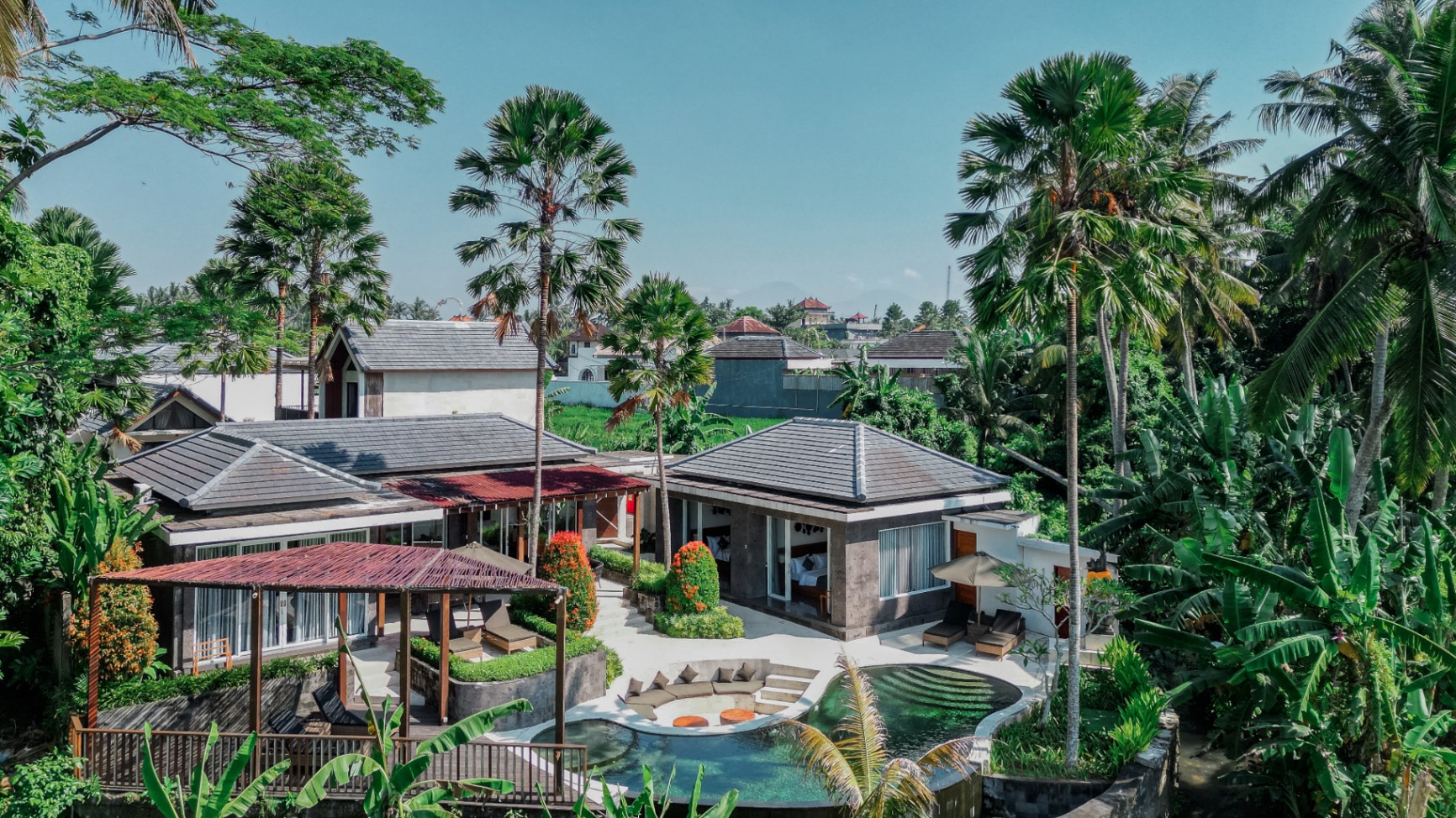 3BR Luxury Designer Villa Ubud w Pool & Paddy View