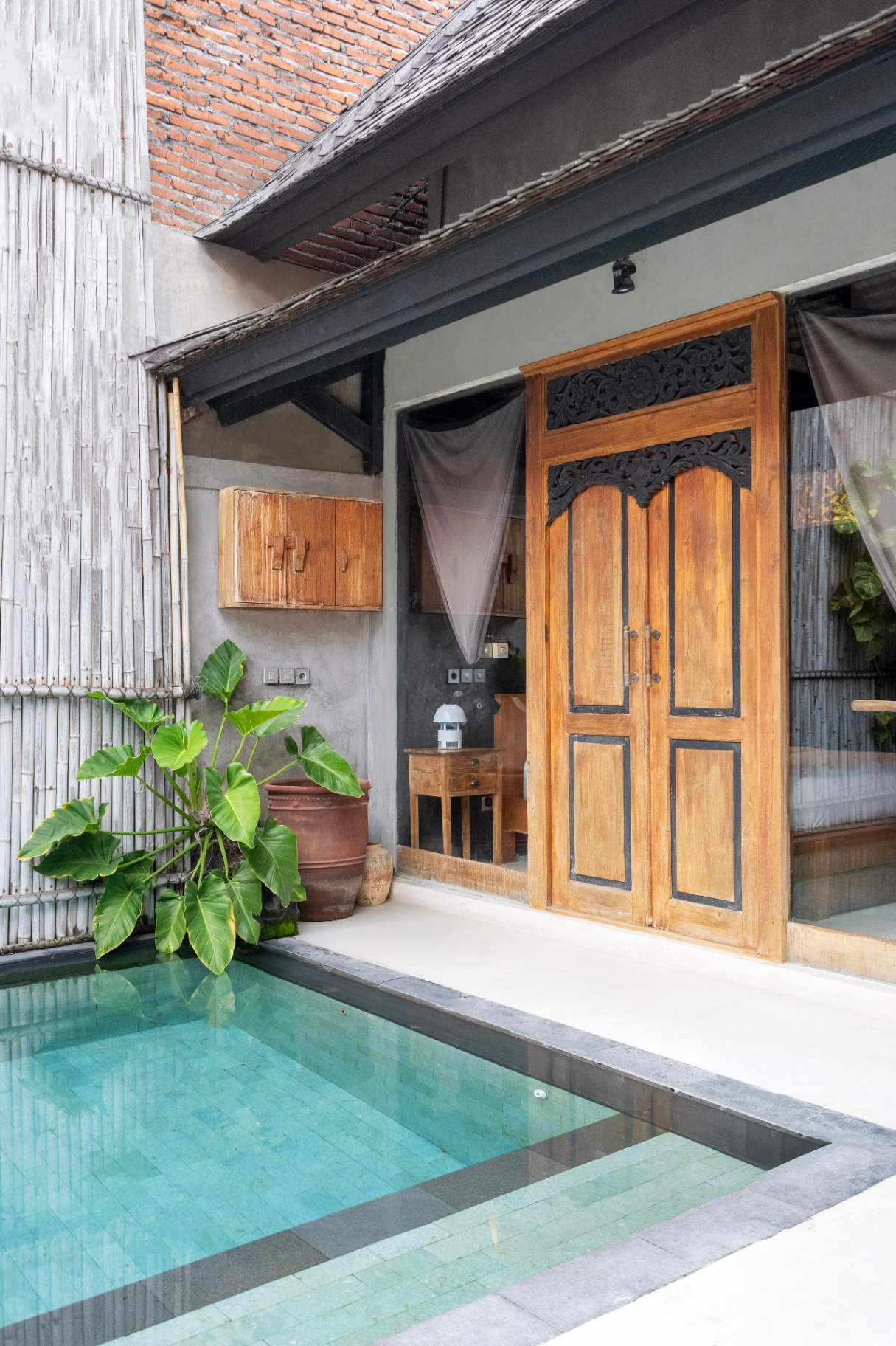 1BR Balinese Fusion Pool Villa near Finns & Atlas