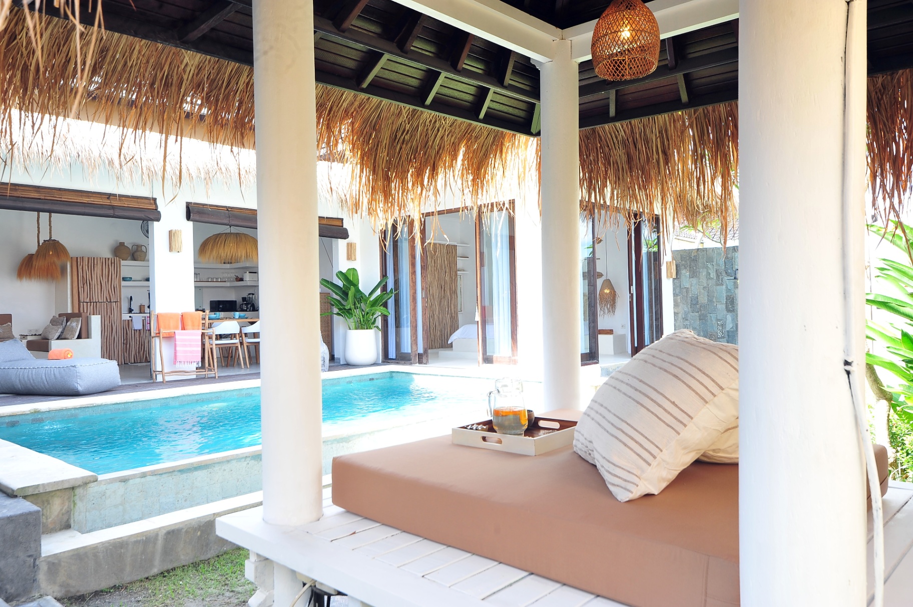 Tropical modern style 2 bdr villa in Canggu