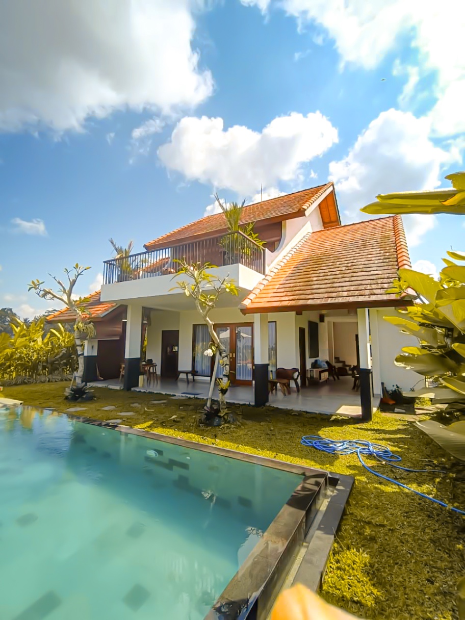 Tropical 2BR with 360° Rice Fields view