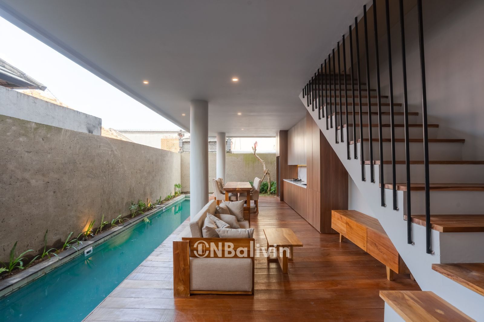 Stylish 2BR Villa with Private 12m Pool – Canggu Yearly Rent
