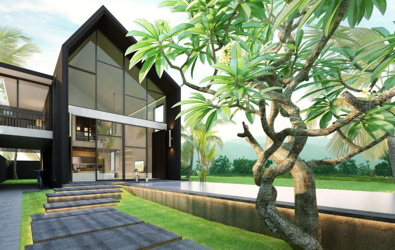 1-Bedroom Villa with Scenic Rice Field View in Cepaka