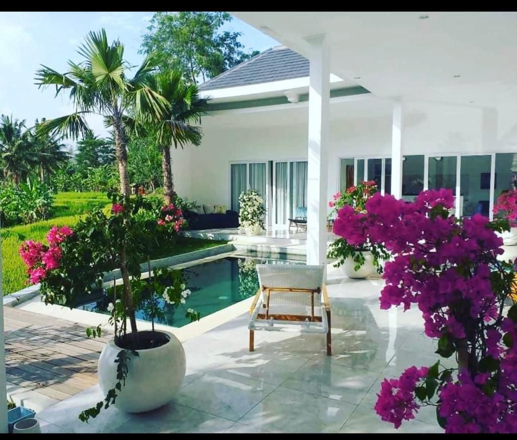 2BR Villa w/ Garden & Rice field View