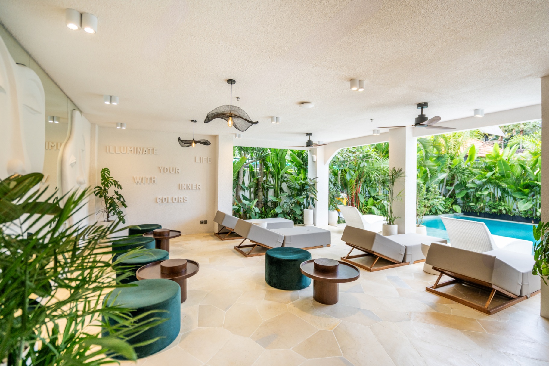 Stylish 1 BR Apartel in Canggu w/ Balcony & Pool​ City View