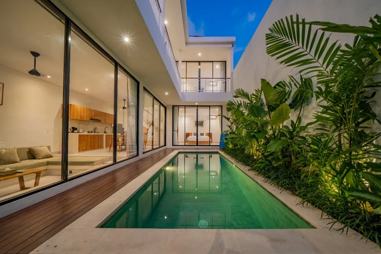 3 BEDROOM VILLA FURNISHED FOR MONTHLY & YEARLY RENT IN CANGGU