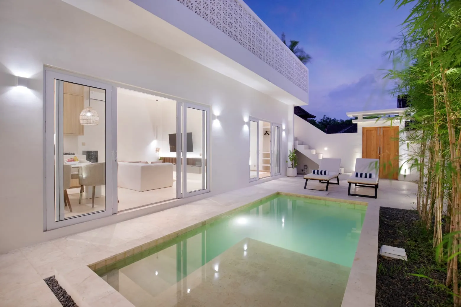 #3001 Modern 3-Bedroom Villa with Rooftop Terrace in Abasana, Berawa🏝