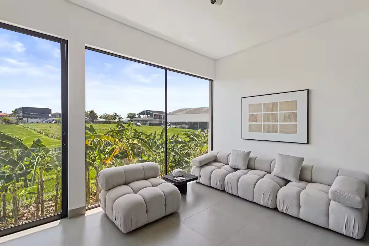 🌾 Rice Field Views & 5 Min to Beach! Brand New 3BR Berawa Gem