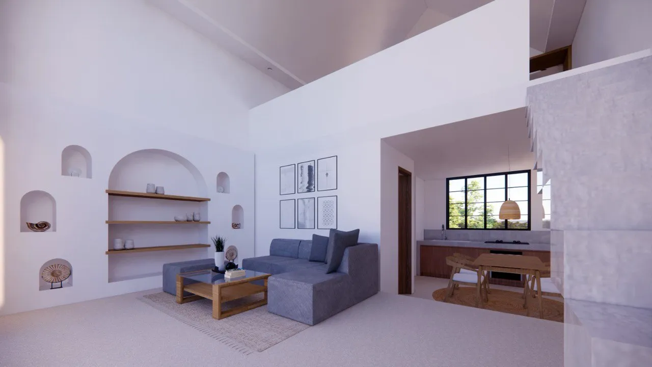 1 BEDROOM MODERN MEZZANINE VILLA IN PERERENAN SEMPOL - AF29 A in Pererenan - Image 3