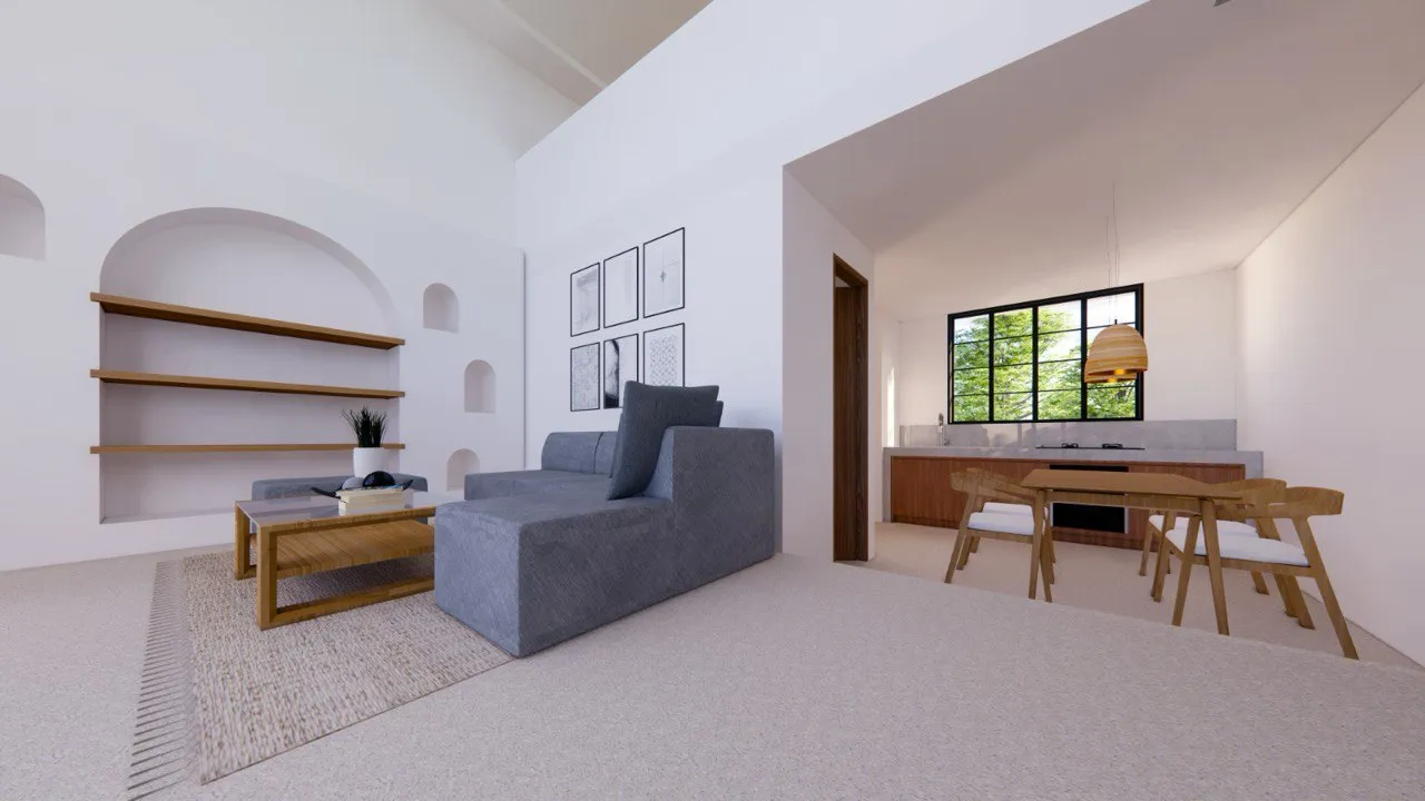 1 BEDROOM MODERN MEZZANINE VILLA IN PERERENAN SEMPOL - AF29 A in Pererenan - Image 5