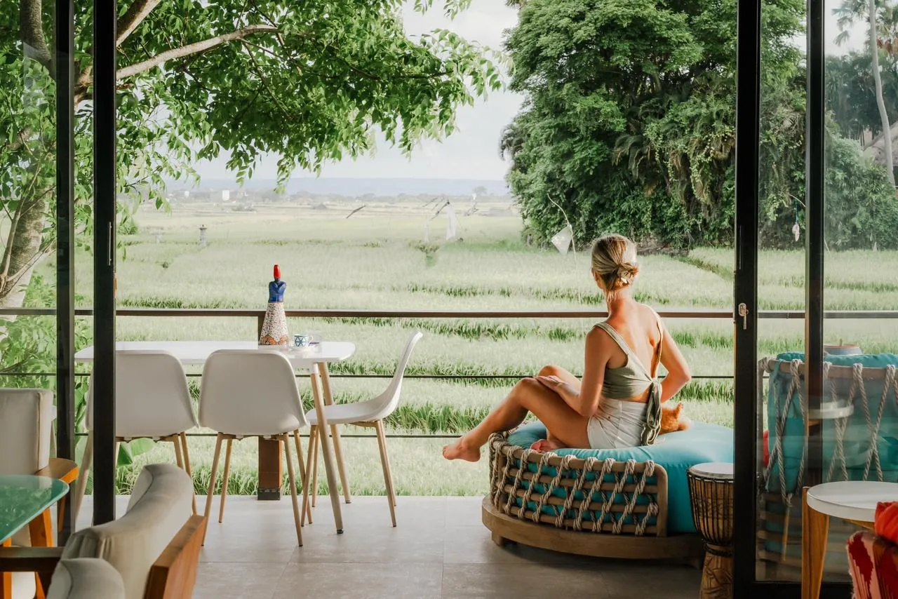 2BD Villa in Seseh with rice field view in Seseh - Image 2