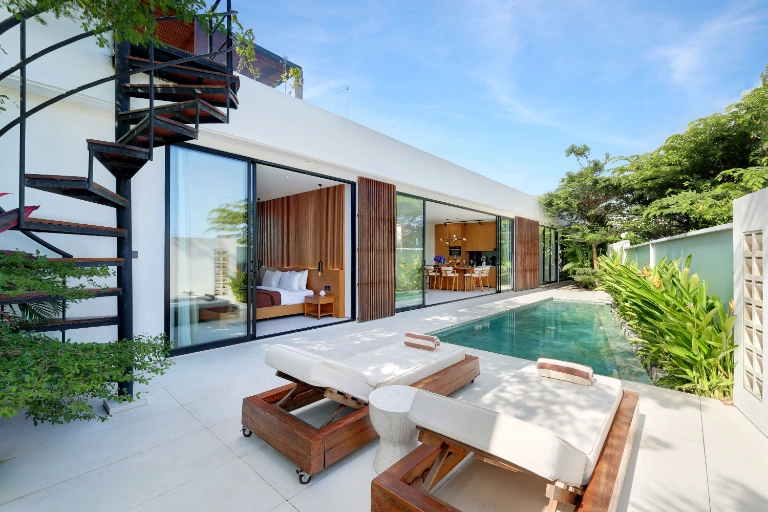 3BR Garden Villa I Pererenan / Rooftop with oceanview / 3mins walk Lima beach in Pererenan - Image 2