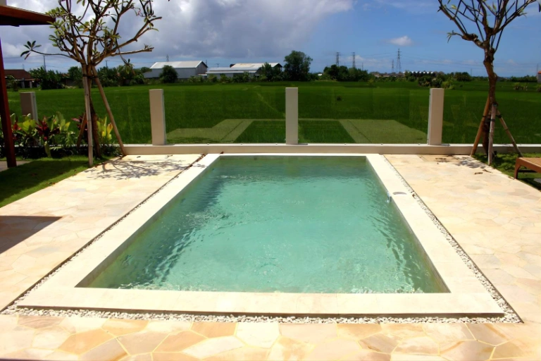 2BR Villa for Lease in Kedungu - Rice Field Views