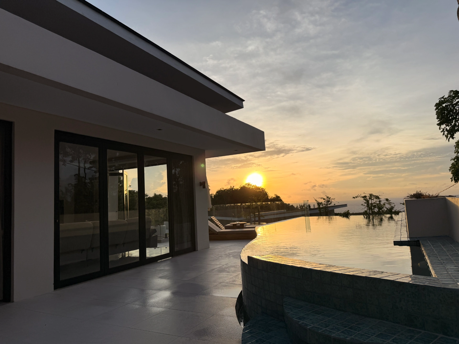 ONYX 3BR Pool | Zen Hillside Luxury Villa | Ocean View | Long-Term Rental