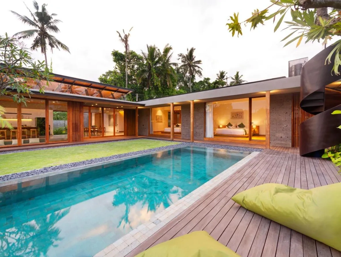 Premium 3BR Villa with Rice Field View · 5 Minutes to PARQ · Kecamatan