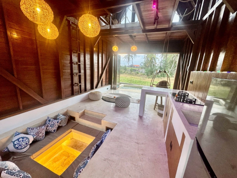 Treehouse-Style 1BR Nature Villa w/ Pool, Cold Plunge & Panoramic Views in Seseh - Image 4