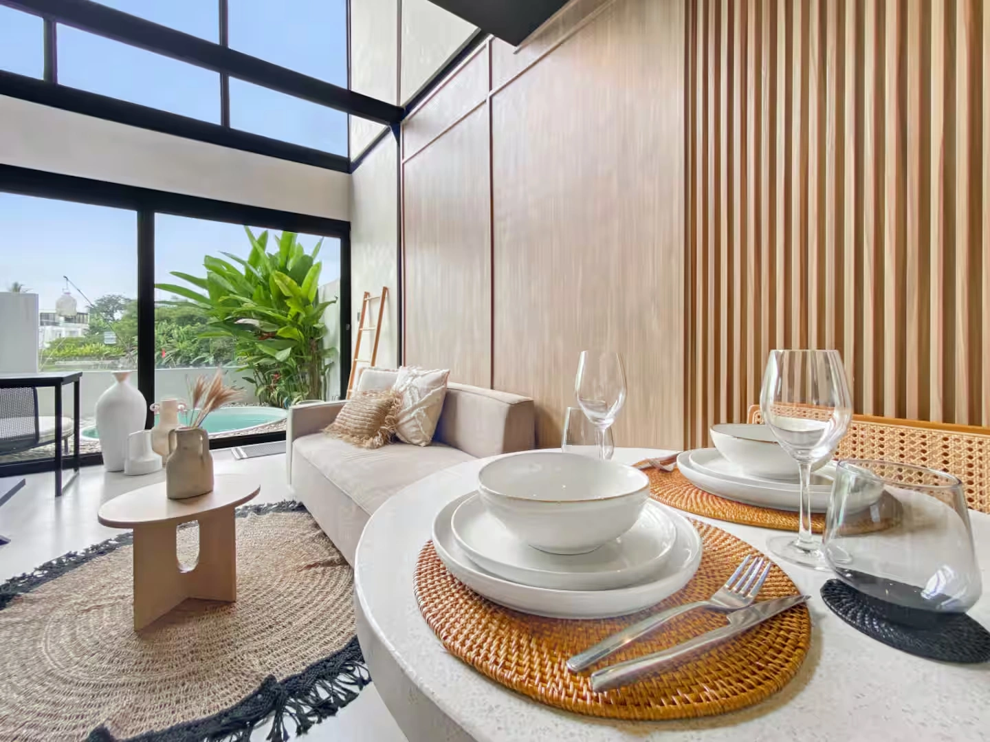 1BR Ricefield Views Private Pool Villa in Babakan - Monthly and Yearly Rental ✨ in Canggu - Image 2