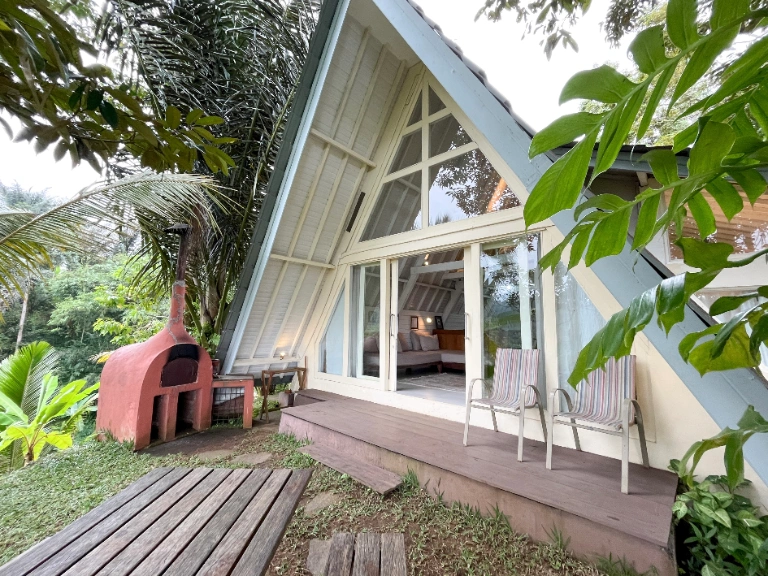 A-Frame Cabin with Endless Rice Field Views in Tabanan - Image 4