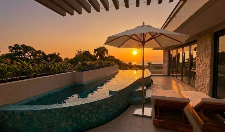 ONYX 3 Bedroom Private Pool Ocean View | Monthly Rent in Uluwatu - Image 2