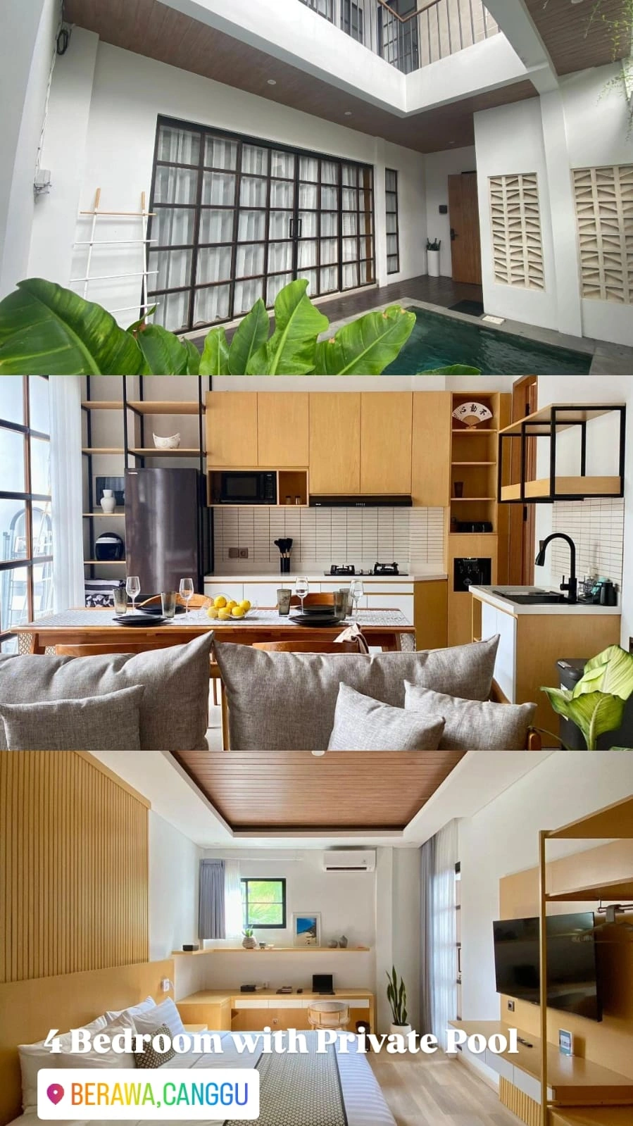 4 BEDROOMS VILLA IN CANGGU BERAWA AVAILABLE FOR MONTHLY AND YEARLY RENT in Canggu - Image 2