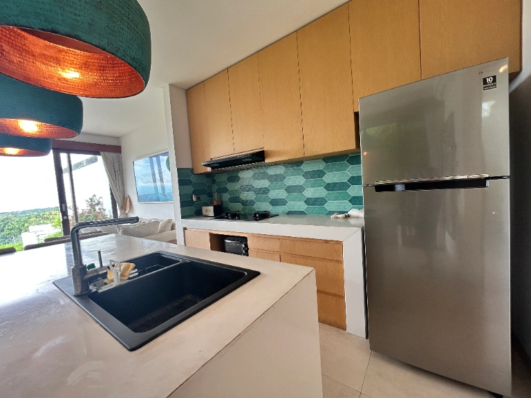 Tropical 1BR Modern Villa w/ Ocean, Volcano & Sunset Views in Uluwatu - Image 4