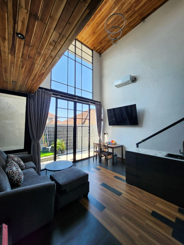 2BR Mezzanine style Kerobokan, near Mookiland in Seminyak - Image 1