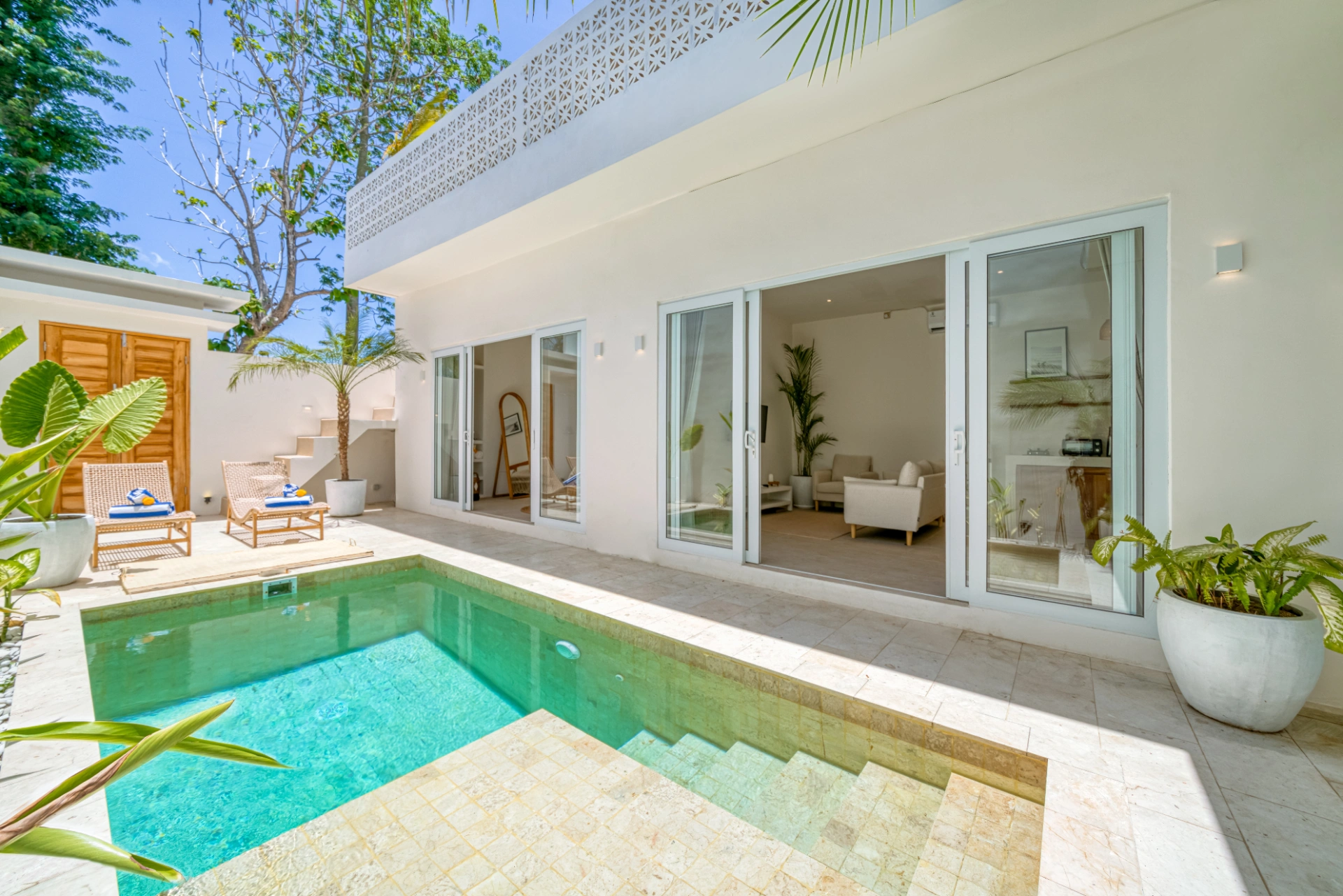 Mediterranean 2BR Rooftop Villa w/ Private Pool