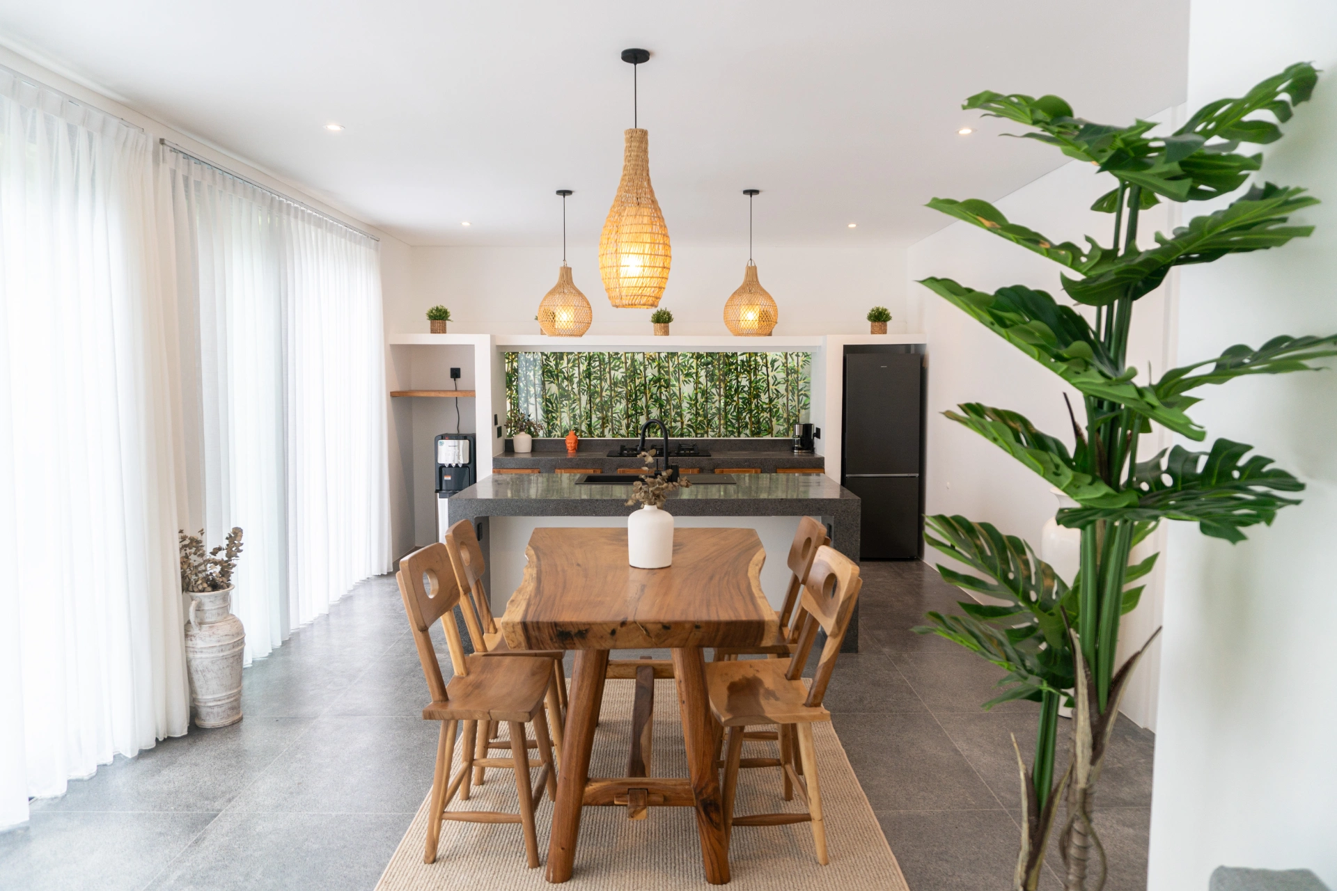 Modern Minimalist 2BR Villa w/ Pool & Jungle Views 