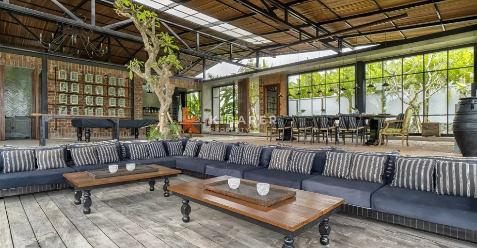 Escape Four-Bedoroms Open Villa with Rice Field Views in Tabanan YRC5213 in Tabanan - Image 4