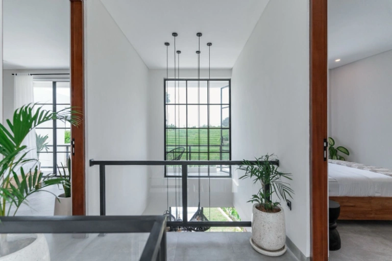 2BR Modern Minimalist Villa w/ Rooftop & Rice Field Views in Canggu - Image 5