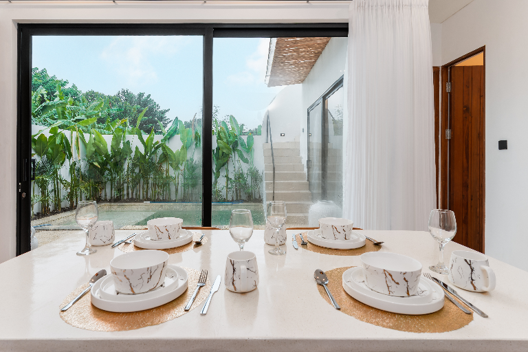 Mediterranean-Style 2BR Villa w/ Rooftop Ocean Views in Uluwatu - Image 3