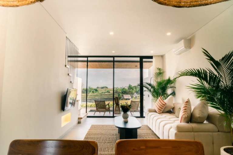 2 BEDROOM MODERN VILLA WITH RICEFIELD VIEW IN CANGGU – AF606 C in Canggu - Image 2