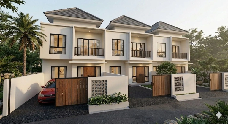 3 bedroom Modern Minimalis Freehold Residence in Tabanan - Image 1