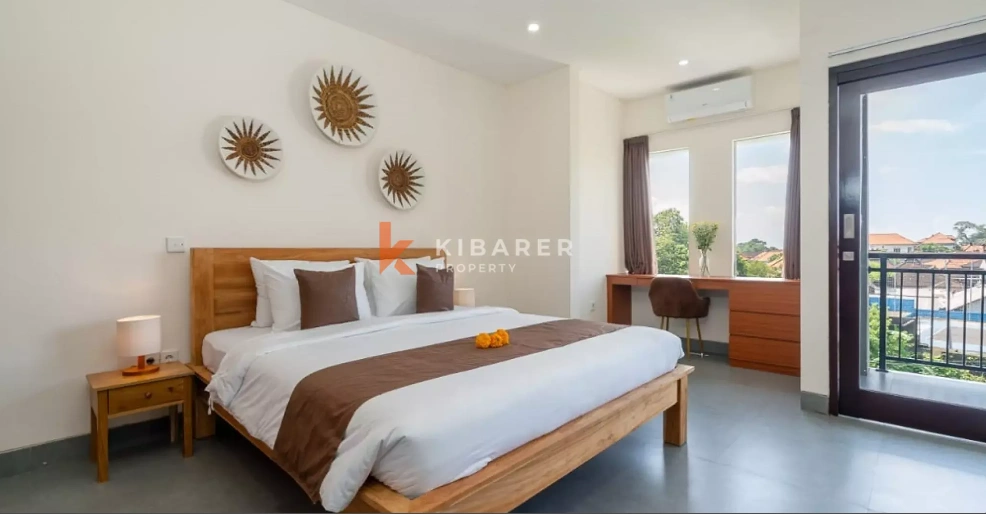 Fully Furnished Three-Bedrooms Villa With Rooftop in Padonan YRC5369 in Canggu - Image 3