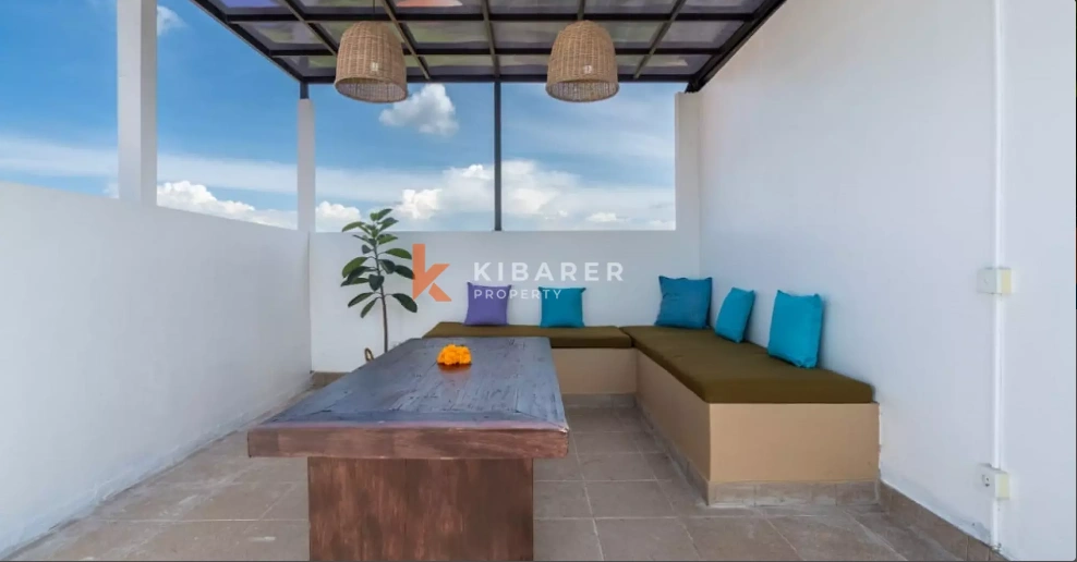 Fully Furnished Three-Bedrooms Villa With Rooftop in Padonan YRC5369 in Canggu - Image 2